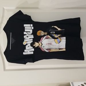 Haikyu!!  Black T-SHIRT Size L